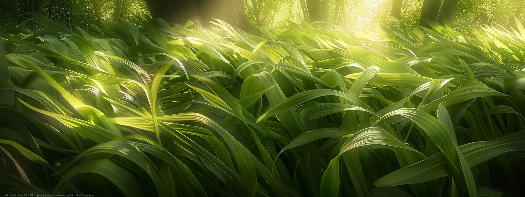 vivid green blades of kentucky bluegrass sway gently in a sun kissed garden showcasing its lush beauty and inviting texture